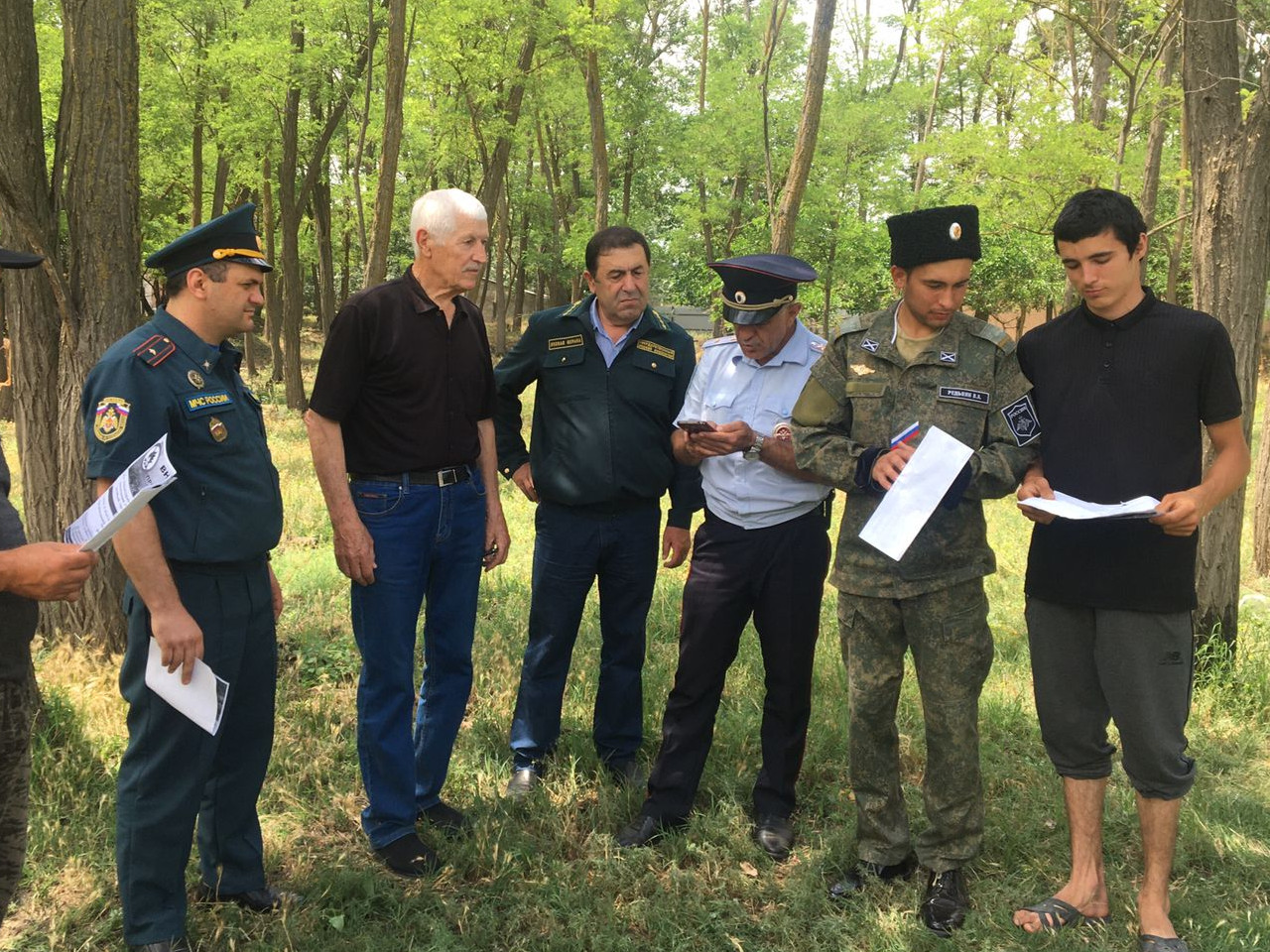 Кизлярские лесники проводят мероприятия целях предупреждения население о поведении в лесном массиве в связи с особым пожароопасным периодом в РД.